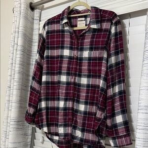 Plaid Flannel Shirt for Women